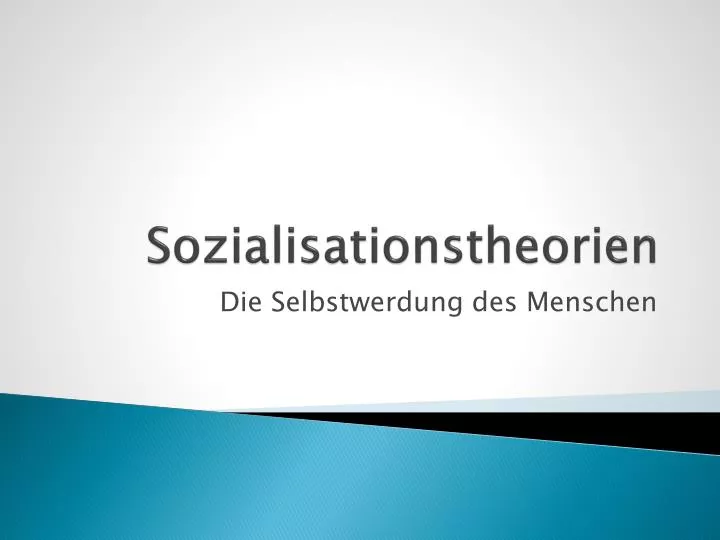 sozialisationstheorien