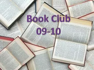 Book Club 09-10