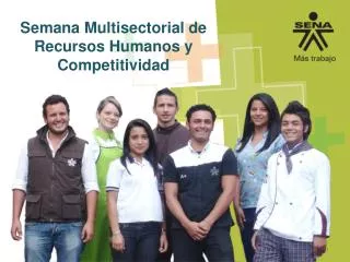 semana multisectorial de recursos humanos y competitividad