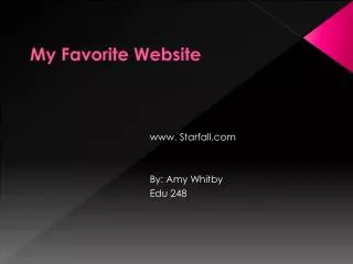 my favorite website