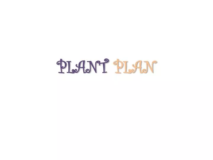 plant plan