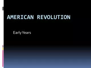 American Revolution