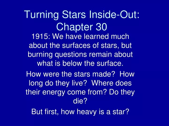 turning stars inside out chapter 30