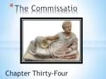 The Commissatio - slide 1