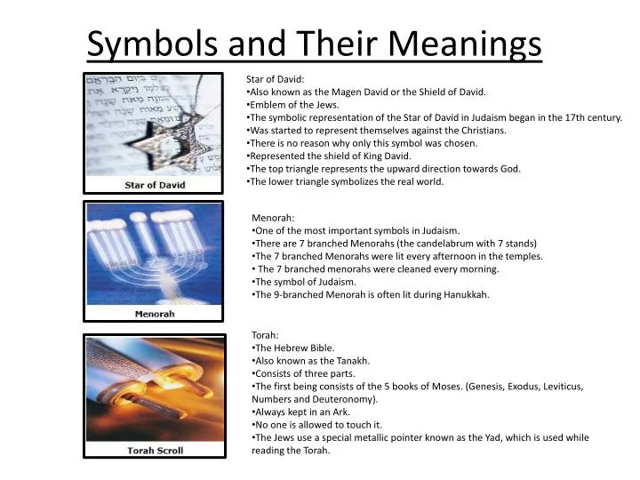 symbols and t heir meanings