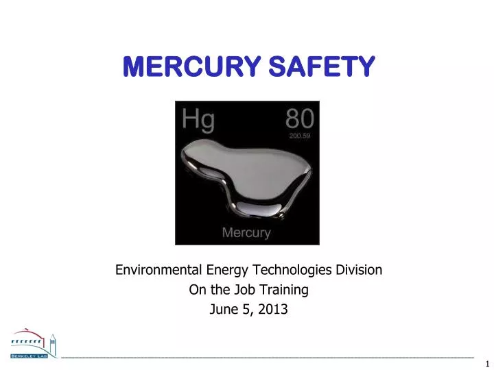mercury safety
