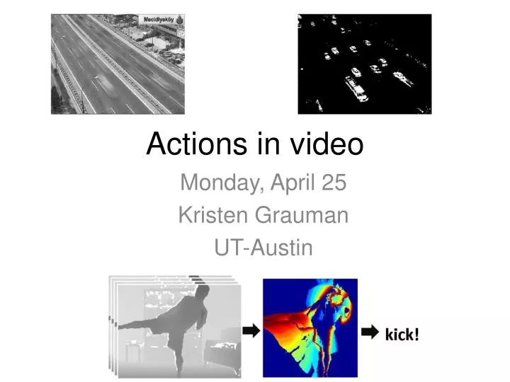 actions in video