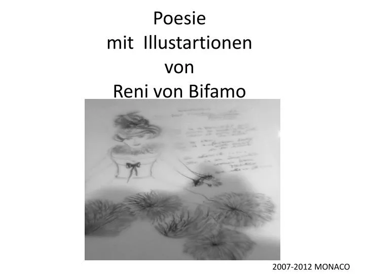 poesie mit illustartionen von reni von bifamo