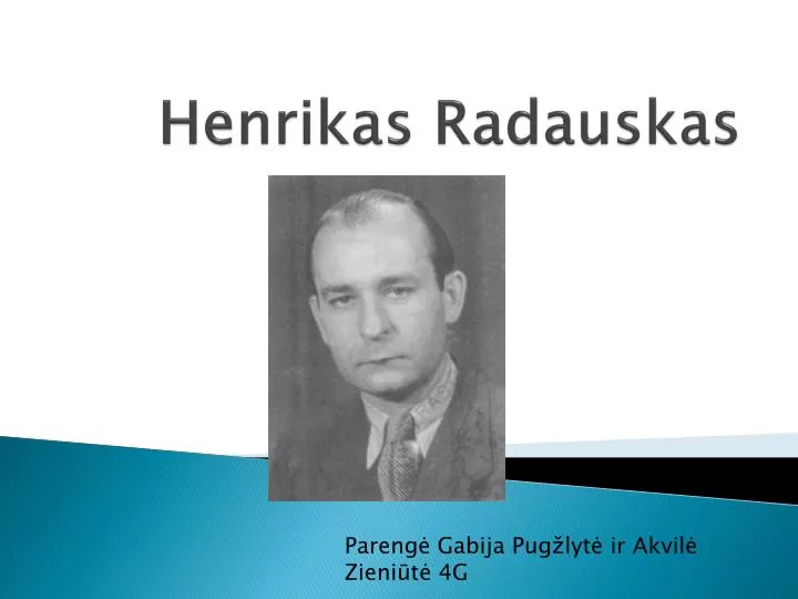 henrikas radauskas