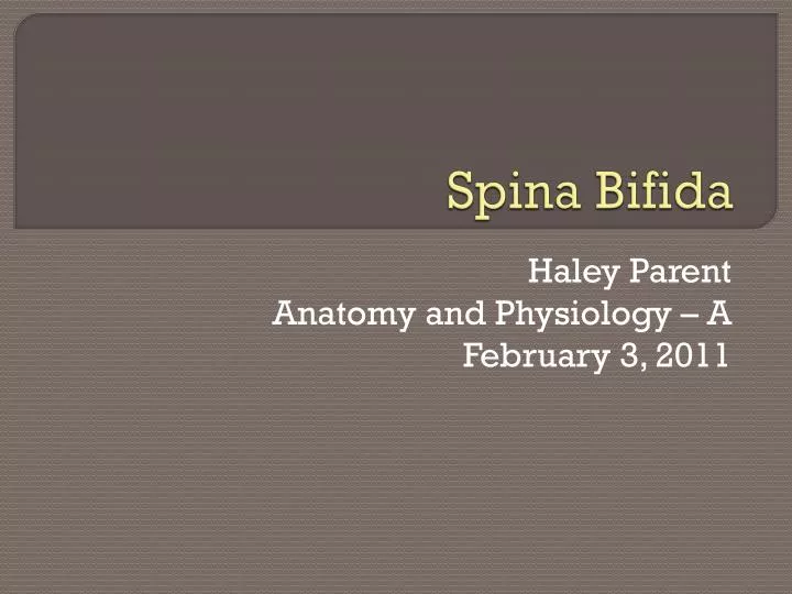 spina bifida