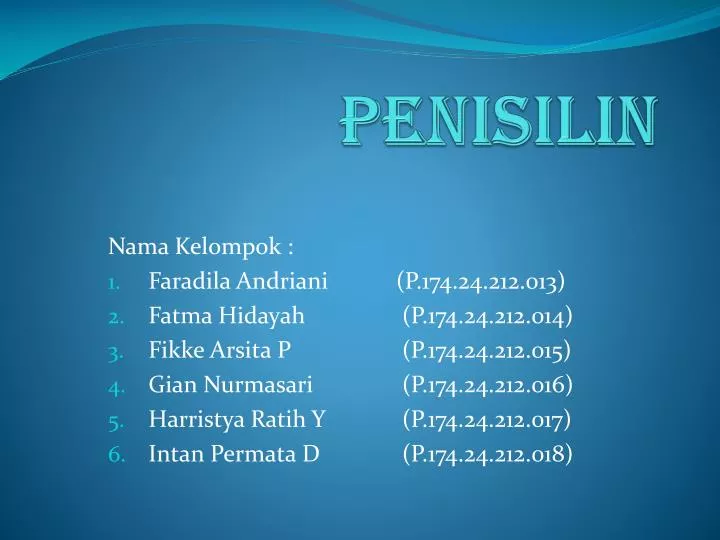 penisilin