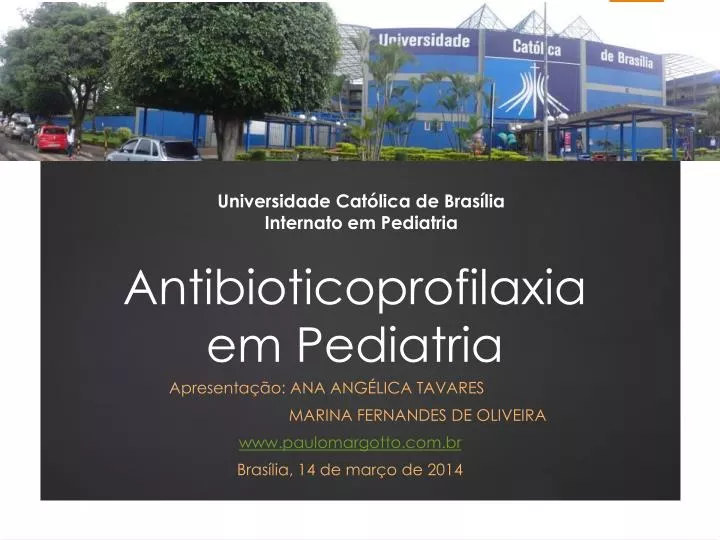 antibioticoprofilaxia em pediatria