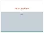 PSSA Review - slide 1