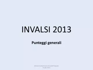invalsi 2013