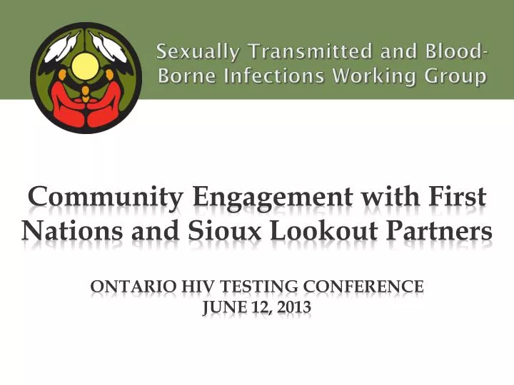 sexually transmitted and blood borne infections working group