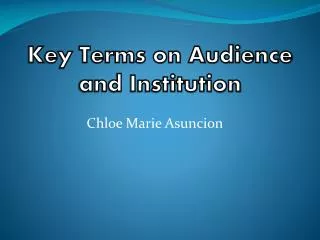 Chloe Marie Asuncion