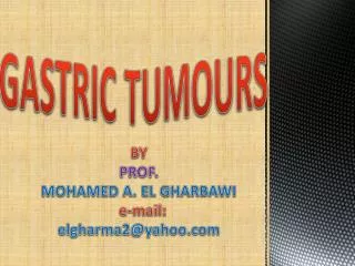BY PROF. MOHAMED A. EL GHARBAWI e-mail : elgharma2@yahoo.com