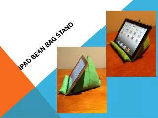 iPad Bean Bag Stand