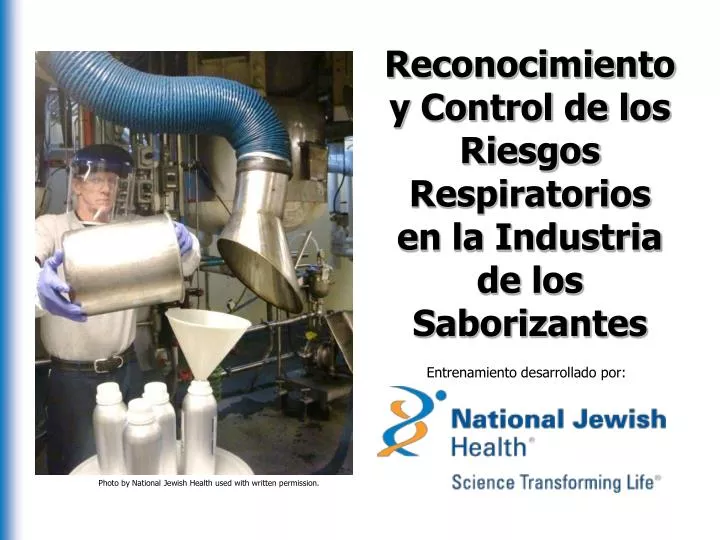 reconocimiento y control de los riesgos respiratorios en la industria de los saborizantes