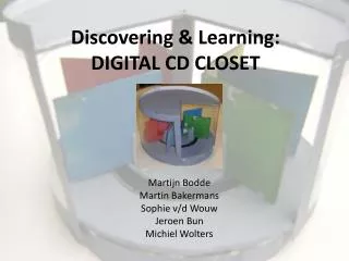 Discovering &amp; Learning: DIGITAL CD CLOSET