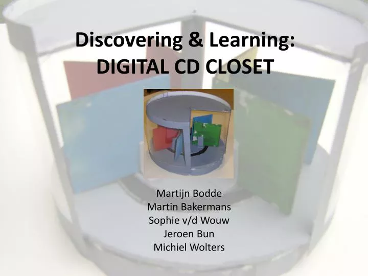 discovering learning digital cd closet