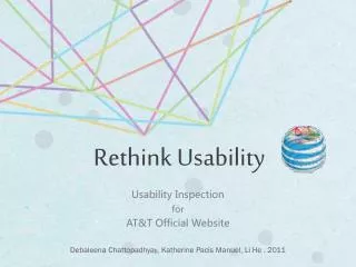 Usability Inspection for AT&amp;T Official Website