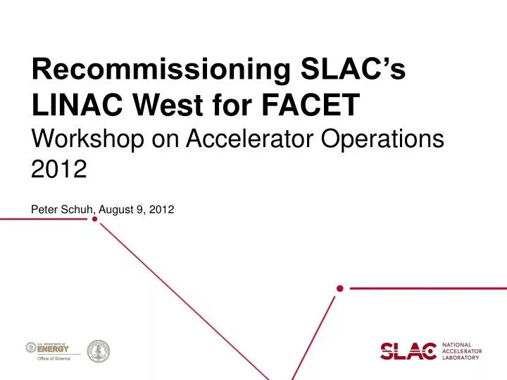 recommissioning slac s linac west for facet