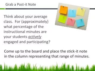 Grab a Post-it Note