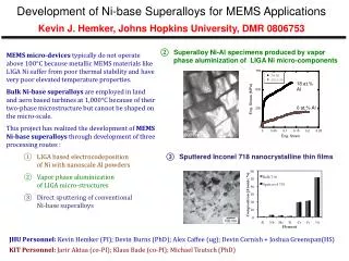 Superalloy Ni-Al specimens produced by vapor phase aluminization of LIGA Ni micro-components