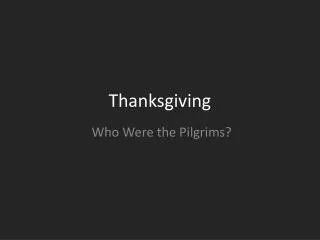 thanksgiving