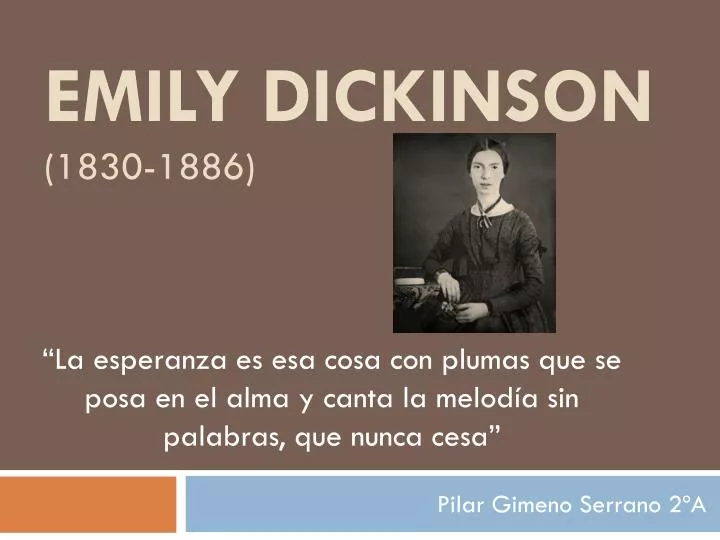 emily dickinson 1830 1886