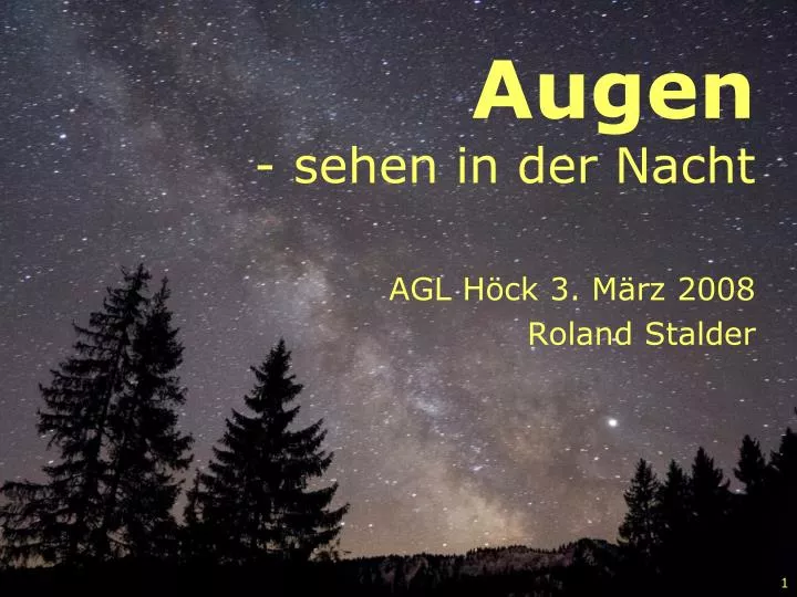 augen sehen in der nacht