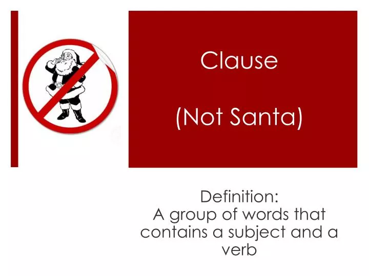 clause not santa