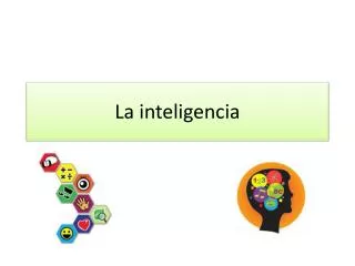 la inteligencia