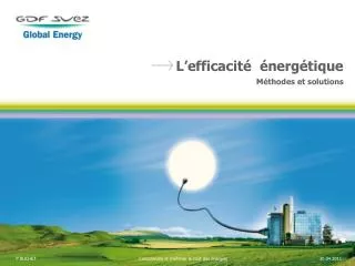 L’efficacité énergétique