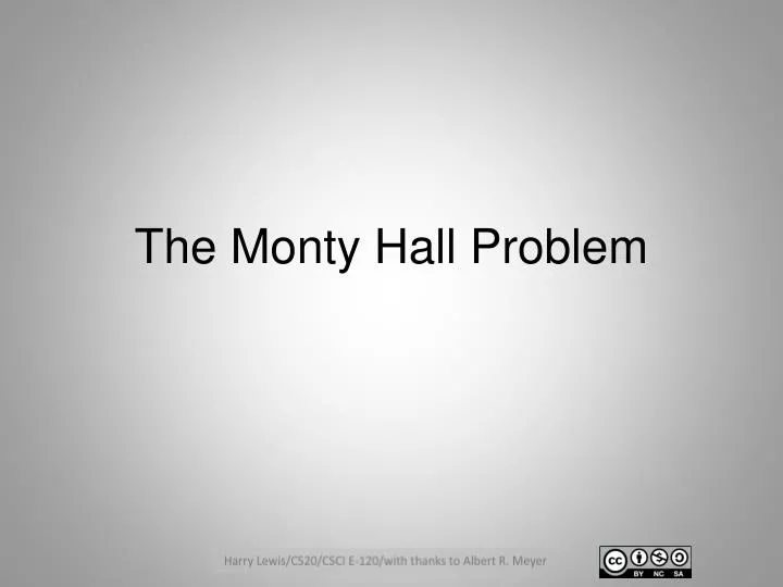 the monty hall problem