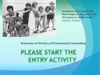 Please start the entry activity