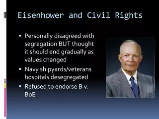 eisenhower and civil rights