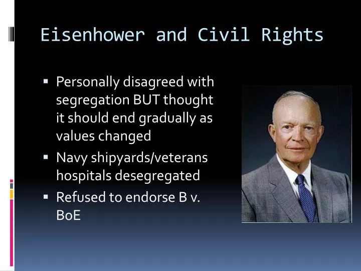 eisenhower and civil rights