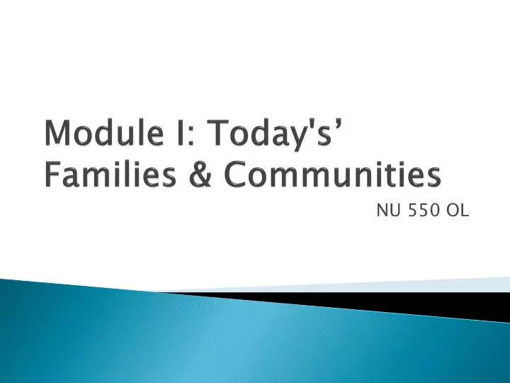 module i today s families communities