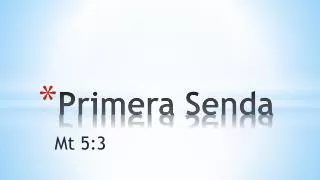 primera senda