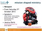 mission shaped ministry - slide 1