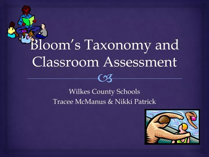 bloom s taxonomy and classroom assessment