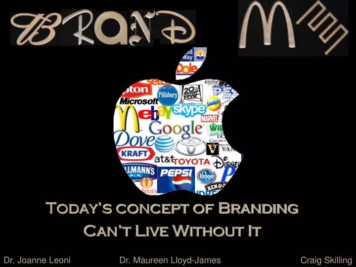 today s concept of branding can t live without it