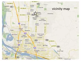 v icinity map