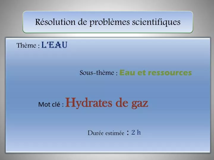 r solution de probl mes scientifiques