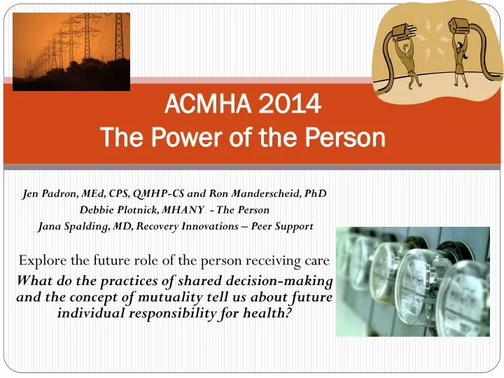 acmha 2014 the power of the person