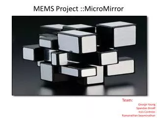 MEMS Project :: MicroMirror