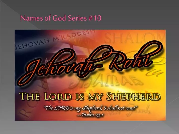 names of god series 10