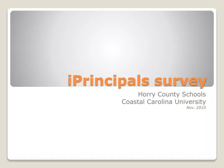 iprincipals survey